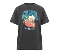 Ganni - T-Shirts - Tops - Mujer - Negro - L -