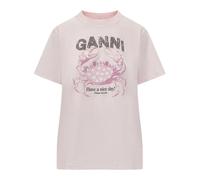 Ganni - T-Shirts - Tops - Mujer - Rosa - XS -