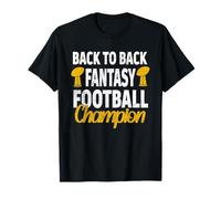Ganó 2 Veces el Trofeo de Campeón de Fantasy Football Champions de Forma consecutiva Camiseta