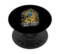 Gano Dinero Mientras duermo Funny Dividend Investor PopSockets PopGrip Adhesivo