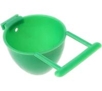 GANPUB Comedero para loros verdes, comedero para pájaros, huevos de frutas, jaula colgante para mascotas, suministros creativos y exquisitos suministros de alimentación y riego