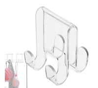 Ganques De Ducha Sobre La Puerta De Vidrio: Ganchos De Toalla De Ducha Adecuados Class | Ganchos Para Perchas De Puertas De Vidrio, Ganchos De Ducha Que Ahorran Espacio Para Ropa, Ganchos De Toallas D