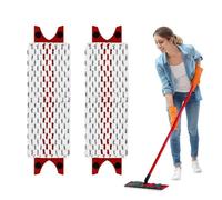 Gansdnek Juego de 2 Fundas de Repuesto para mopa para Vileda, Almohadilla Plana de Microfibra, Paño De Limpieza Plano De Secado Rápido, Lavable A Máquina Y Reutilizable.