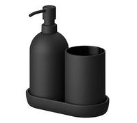 GANSJÖN - Juego de baño de 3 piezas, color negro