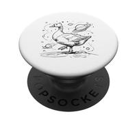Ganso Caprichoso Explorar Espacio Planetas Estrellas Universo Desi PopSockets PopGrip Adhesivo