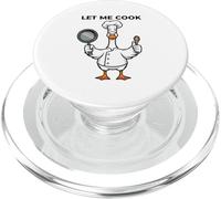Ganso Chef Cocina Humor Dibujos Animados Animal diseño PopSockets PopGrip para MagSafe