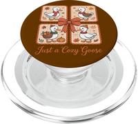 Ganso Cómodo Vibras de Otoño Acción de Gracias Divertido PopSockets PopGrip para MagSafe