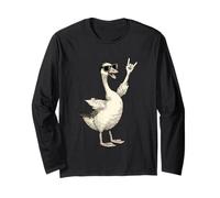 Ganso con Gafas de Sol Rock On Fun Manga Larga