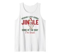 Ganso de Navidad Divertido Probablemente va a Jingle de Alguna Manera Camiseta sin Mangas