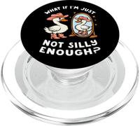 Ganso Divertido Humor Meme ¿Y si yo no Soy PopSockets PopGrip para MagSafe