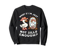 Ganso Divertido Humor Meme ¿Y si yo no Soy Sudadera