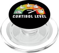 Ganso Divertido Nivel de Cortisol Meme Bajo Alto Estrés PopSockets PopGrip para MagSafe