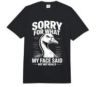 Ganso Divertido Perdón por lo Que Dijo mi Cara, Pero no Realmente Comfort Colors Adult Heavyweight T-Shirt