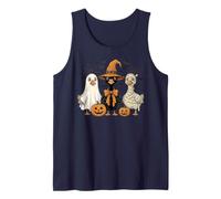 Ganso Fantasma Bruja Momia Lindo Espeluznante Halloween Camiseta sin Mangas