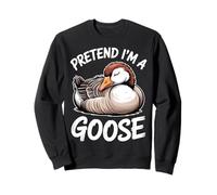 Ganso fingido durmiendo Ganso Divertido Sudadera
