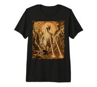 Ganso Gigante Caminando Ojos láser Vintage Kaiju City Camiseta Premium
