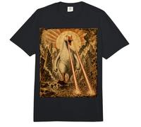 Ganso Gigante Caminando Ojos láser Vintage Kaiju City Comfort Colors Adult Heavyweight T-Shirt
