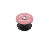 Ganso Gracioso No Siempre Soy estúpido A Veces Soy Tonto Ganso PopSockets PopGrip Adhesivo