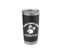 Ganso gracioso No siempre soy estúpido A veces soy tonto ganso Vaso térmico de acero inoxidable de doble pared