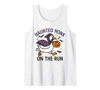 Ganso Haunted Honk On The Run Divertido Halloween Niños Camiseta sin Mangas