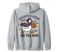 Ganso Haunted Honk On The Run Divertido Halloween Niños Sudadera con Capucha