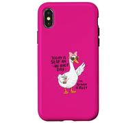 Ganso - Hoy es una bofetada - Un día Idiota - Voy a Estar Ocupado Carcasa para iPhone X/XS