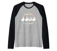 Ganso Legal en la Edad Suelta Divertida para Beber Camiseta Manga Raglan