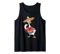 Ganso Mexicano Divertido Español Me Ganso Ta México Humor tonto Camiseta sin Mangas