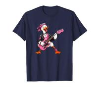 Ganso Tocando la Guitarra Eléctrica Camiseta