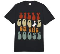 Ganso Tonto en el Suelto Comfort Colors Adult Heavyweight T-Shirt