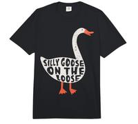 Ganso Tonto en el Suelto Comfort Colors Adult Heavyweight T-Shirt