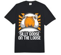 Ganso Tonto en el Suelto Comfort Colors Adult Heavyweight T-Shirt
