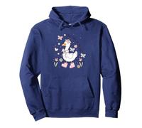 Ganso tonto en la ilustración linda suelta Sudadera con Capucha