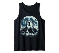 Gansos Cursed Moon Howl Funny Goose Duck Meme Hombres Mujeres Niños Camiseta sin Mangas