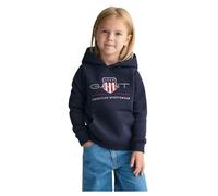 GANT Archive Shield Raglan Hoodie, Sudadera con Capucha Infantil Unisex, Evening Blue,
