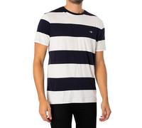 GANT Bar Stripe SS Camiseta, Fuente de Huevo, L para Hombre