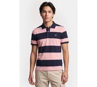GANT Block Stripe Polo Bubbelgum Pink Talla: M | Polos Outlet | Hombre | Rosa