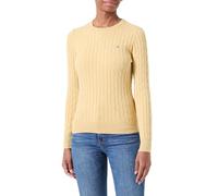 GANT Cable elástico de algodón con Cuello en V, Burnt Wheat, XL