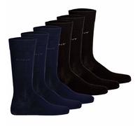 GANT Calcetines De Hombre 6 Unidades Algodón Suave Casual Negro 43-45