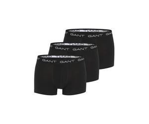 GANT Calzoncillo boxer negro / blanco S negro / blanco