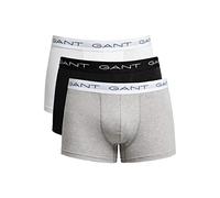 GANT Calzoncillos para Hombre, Paquete de 3 Unidades, Gris, XL