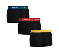 GANT Calzoncillos Tipo bóxer para Hombre (3 Unidades), Negro, S