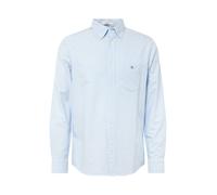 GANT Camisa azul claro / gris plateado L azul claro / gris plateado