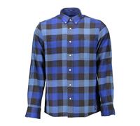Gant - Camisa Azul de Algodón- Manga Larga- Corte Regular - Shirts - Hombre - Azul - S -