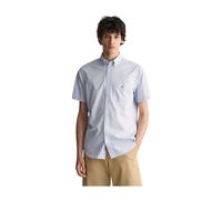 Gant - Camisa Clásica a Rayas de Corte Regular - Shirts - Hombre - Azul - M -