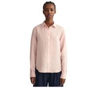 Gant - Camisa de Lino Chambray - Blouses & Shirts - Mujer - Naranja - L -