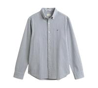 Gant - Camisa de Seersucker a Rayas de Corte Regular - Shirts - Hombre - Azul - L -