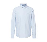 GANT Slim Oxford Shirt Camisa, Light Blue, M para Hombre