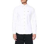 GANT Camisa Oxford Slim para Hombre, Blanco, XXL
