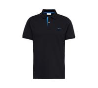 GANT Reg Contrast Pique SS Rugger Camisa de Polo, Black, XL para Hombre